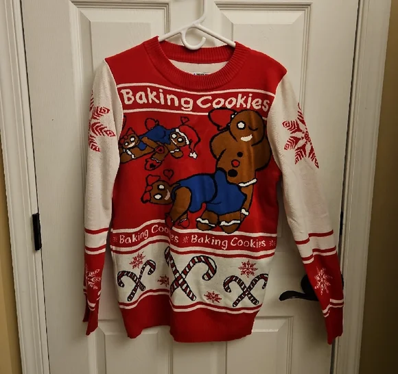 Baking Cookies Christmas Sweater | Ugly Xmas Sweater - Picture 1 of 6